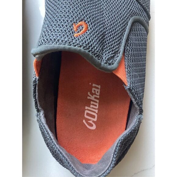 Olukai Boys Nohea Mesh Slip On Shoes Sz 13 Gray - Picture 4 of 7
